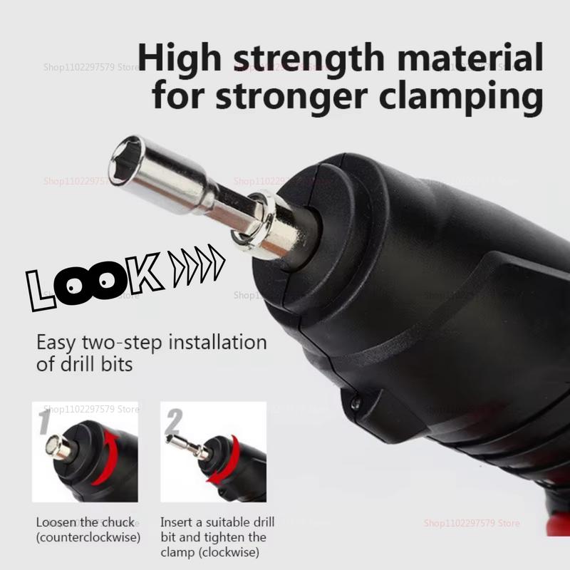 47-teiliges Elektroschraubendreher-Set 3,6 V Akku-Elektrowerkzeug mit 1800-mAh-Akku Tragbares Haushaltswartungs-Reparaturset