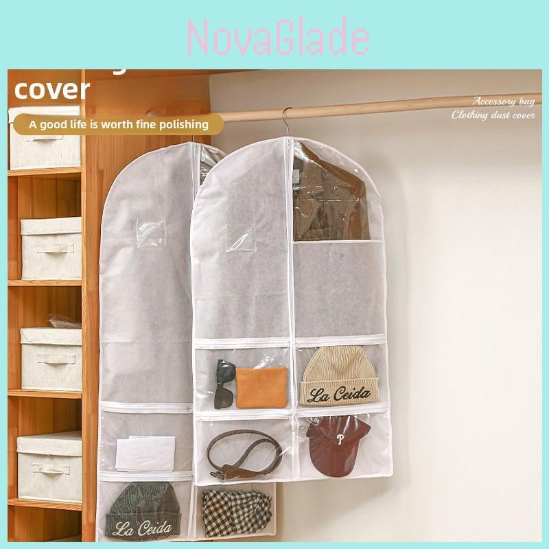 Clothes Dust Cover With Waterproof Fabric For Indoor Closet Storage