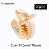 2Pcs 14K Gold Plated Brass Metal Conch Pendant,Charms For Jewelry Making,DIY Earring Bracelet Necklace Making Findings Supplies