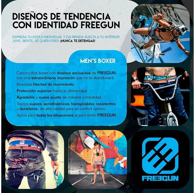Freegun Oliver Benji Captain Tsubasa Microfiber PK5485 Boxers 3 Pcs.