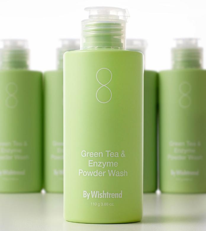 By Wishtrend Green Tea N Enzyme Powder Wash – Gentle Exfoliating Cleanser 110g