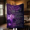 1pc Daughter Love Blanket for Sofa Bed Soft and Light Bedding Ideal for Picnics, Ultra-Soft All-Season Throw for Outdoor Travel - Christmas-c0803024