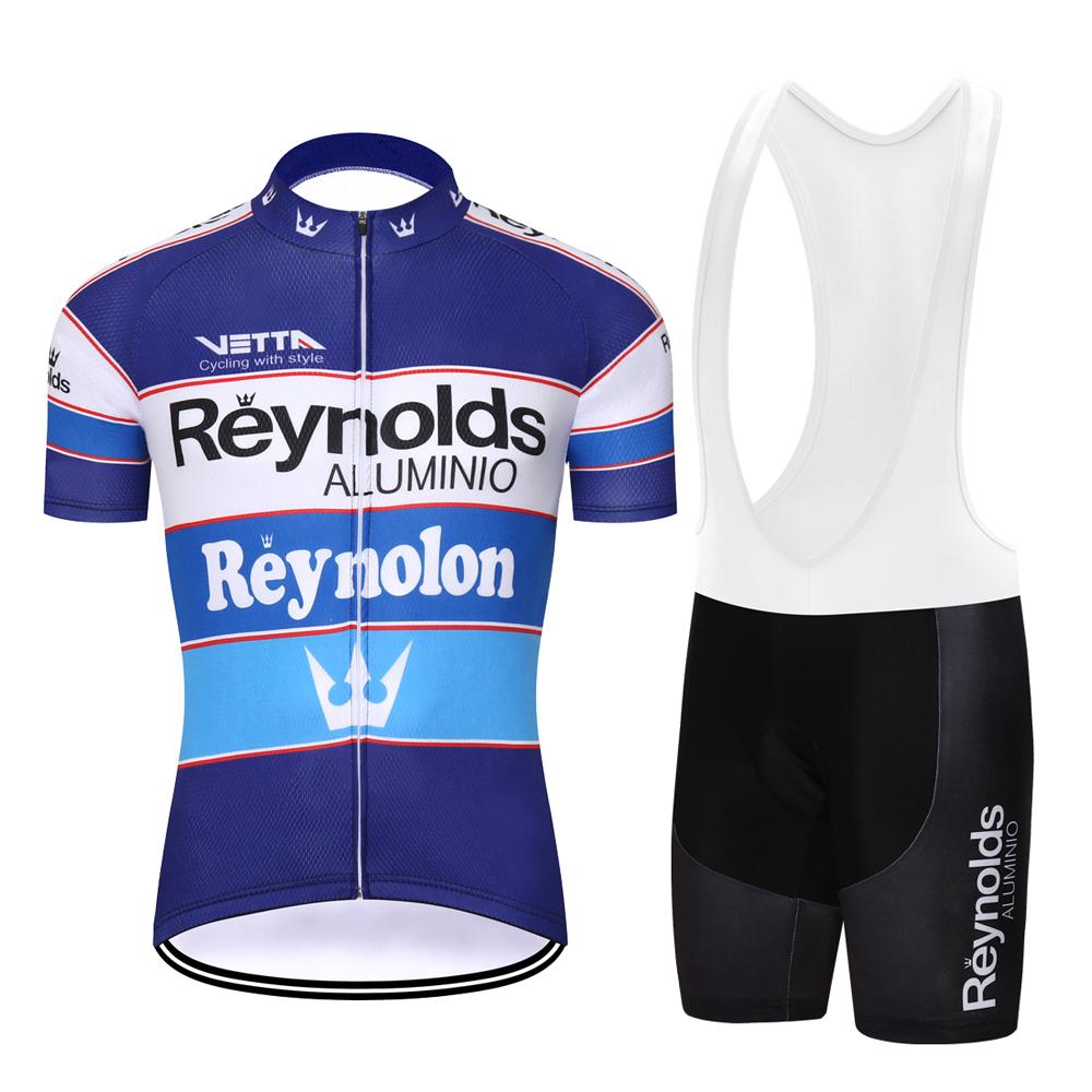 Summer Breathable 2026 Reynolds Men Cycling Jersey Maillot Set Short Polo Shirt Clothing Mtb Bib Participating Teams Enduro Cycl Clothes