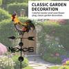 M-Modern-Metal Weather Vane With Rooster Ornament Wind Vane Weather Vain For Roof Weather Vanes For Roofs Rooster Weathervane