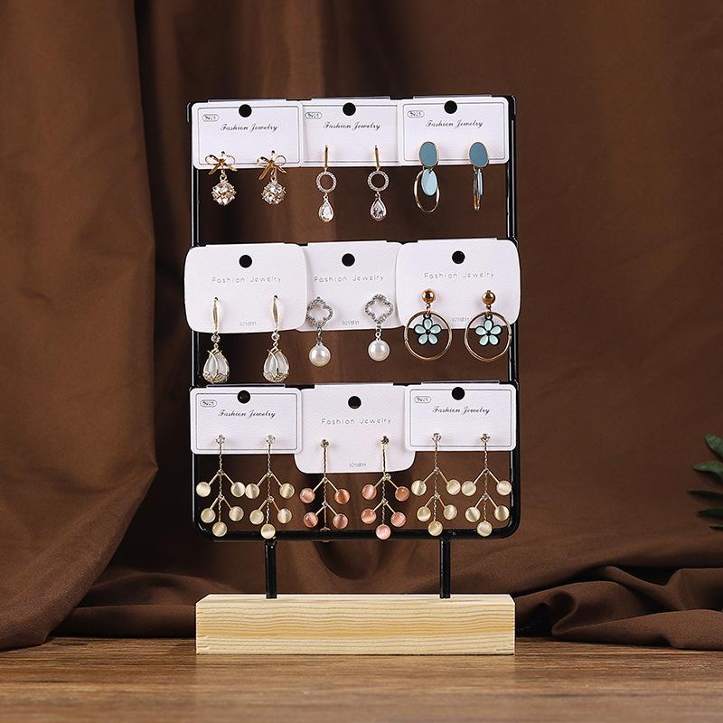 Counter Showcase Props Elegant Jewelry Storage Rack Bracelet Pendant Stand Convenient Earrings Display Stand For Gift For