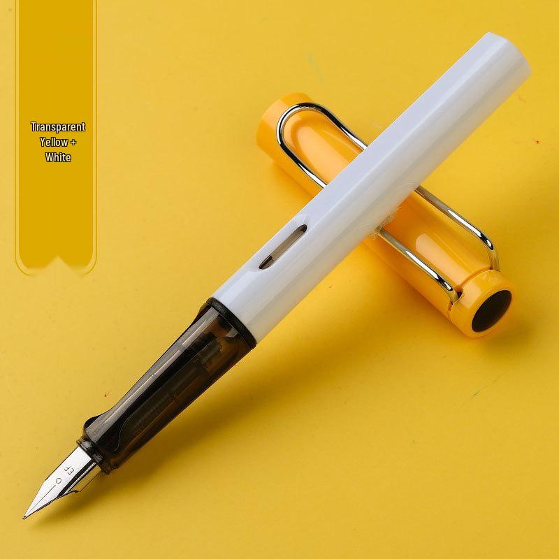 Colorful Ergonomic Fountain Pen for Students - Perfect for Writing Practice and Custom Logo Gifts