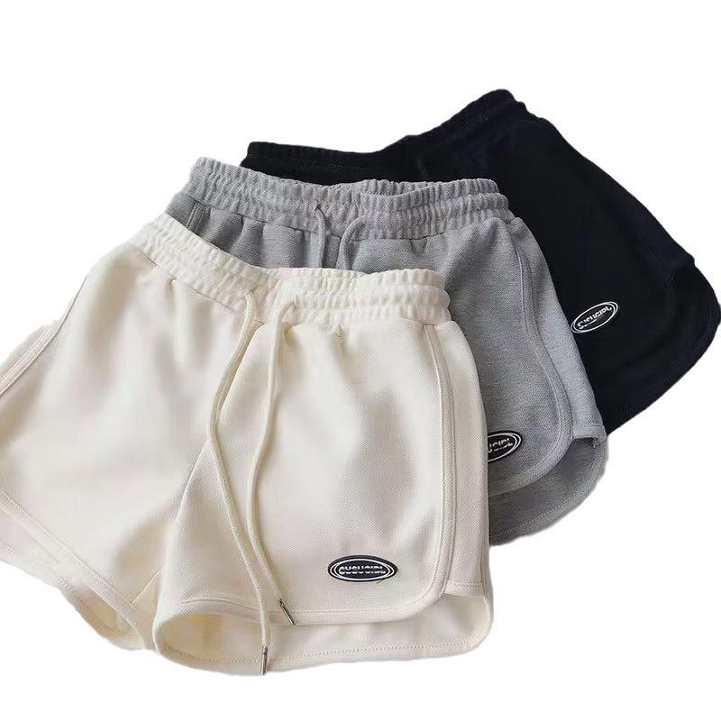 Women's Summer Loose Korean Style Unisex Casual Wide-Leg Sports Shorts