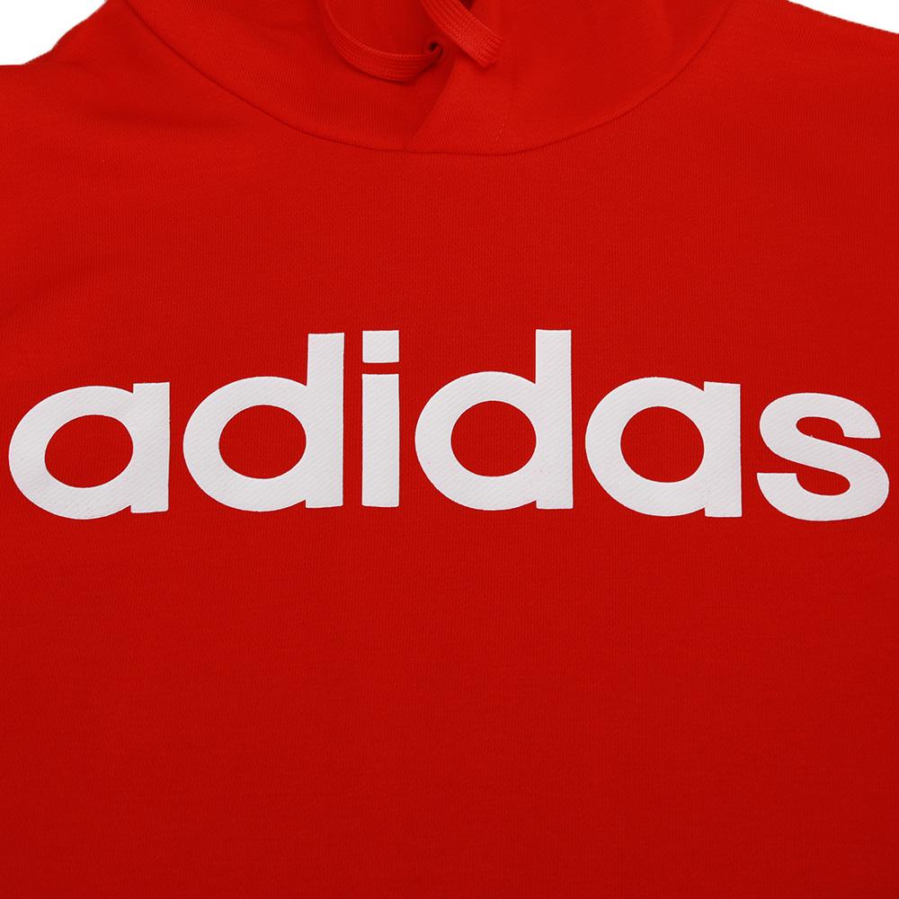 Adidas NEO Essential Logo Hoodie Men Tops Red GJ8919