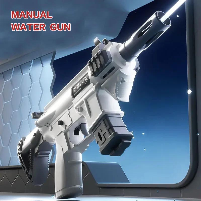 Non-Toxic M416 Water Gun Fully Automatic Shooting Toy Summer M416 Water Gun Battle Beach Outdoor Entertainment Children'S And Adult Toys