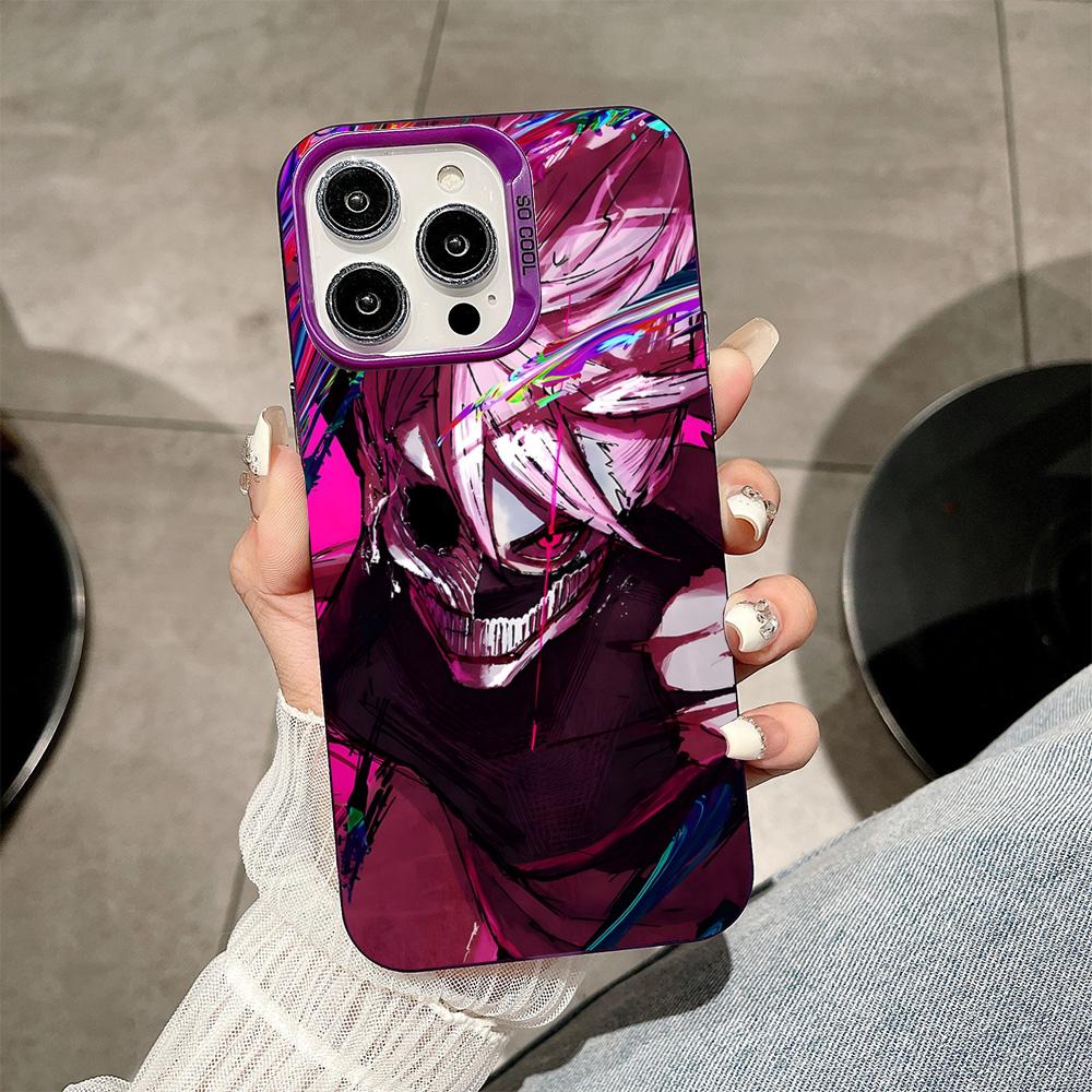 Dandadan Aira Shiratori Phone Case for iPhone 17 16 15 14 13 12 11 X XR XS 8 7 Air Pro Max Plus Purple Translucent Cover