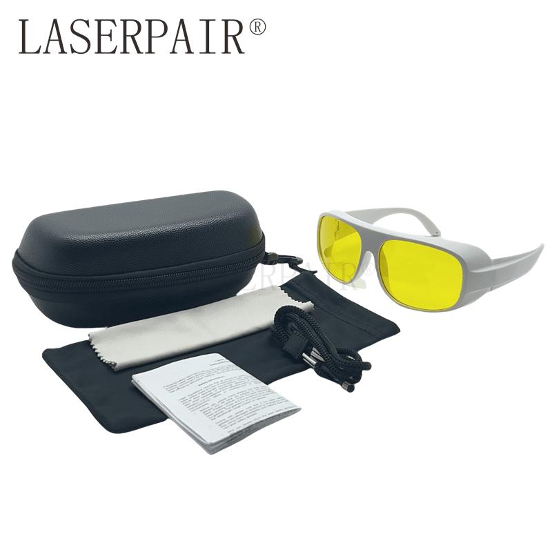 EN207 Certified High Transmittance 450nm Blue Laser Ultraviolet Laser Safety Glasses Goggles safety glasses