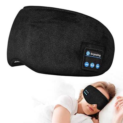 Wireless Sleep Headphones Mask - Bluetooth Side Sleeper Goggles with Thin Speakers for Night Music & Meditation