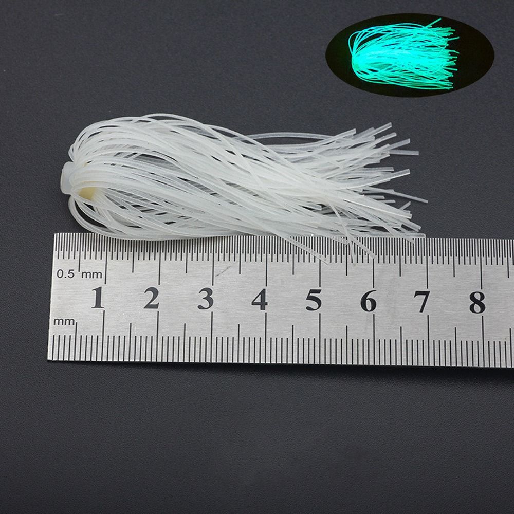 

Luminous Lure Silicone Skirts 88 Strands Silicone Jig Skirts DIY Spinnerbaits зелений