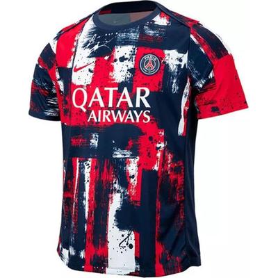 Paris Saint Germain Ακαδημία Pro Εντός Έδρας Ανδρικό Nike Dri FIT Ποδοσφαιρικό Προ-Αγώνα Κοντομάνικο Μπλουζάκι FN9657-411