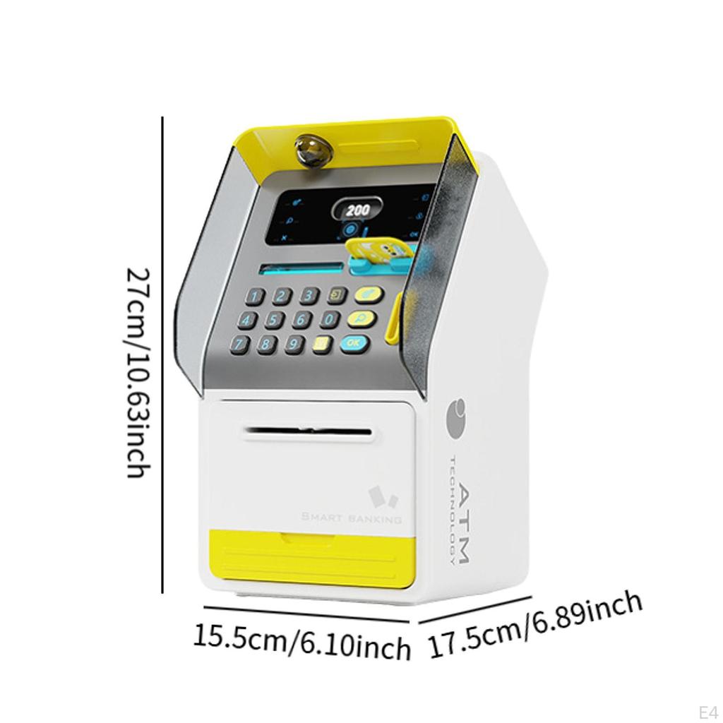 ATM Piggy Bank Auto Scroll Machine Simulation Face Recognition Children Saving Toy
