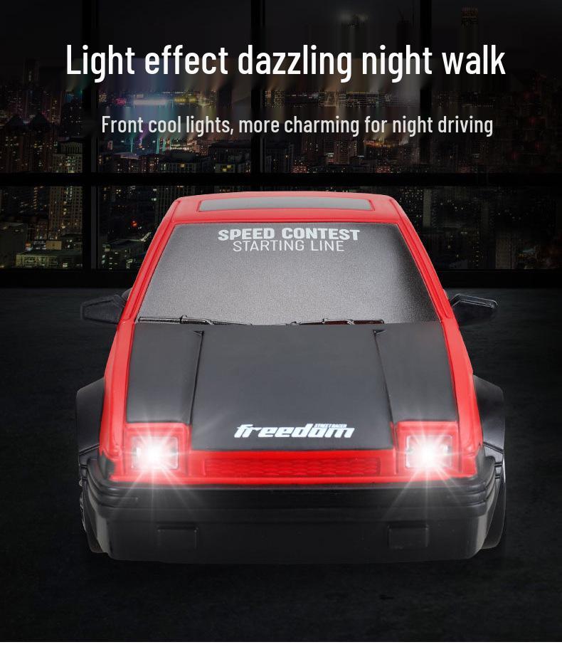 Huangbo 2.4G High-Speed RC Drift Car: Four-Wheel Drive, Rechargeable Remote Control Toy for Kids and Boys