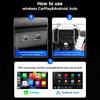 Wireless Carplay Adapter Android Auto WiFi Fast Connect Smart Dongle 2in1 with 99% of Cars Plug and Play WiFi Smart Dongle
