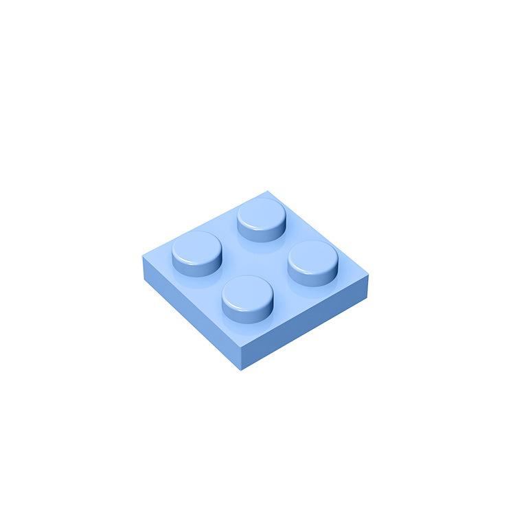 20Pcs MOC Parts 3022 94148 Plate 2 X 2 Compatible Bricks DIY Assmble Building Blocks Particle Kid Puzzle Brain Toy Birthday Gif