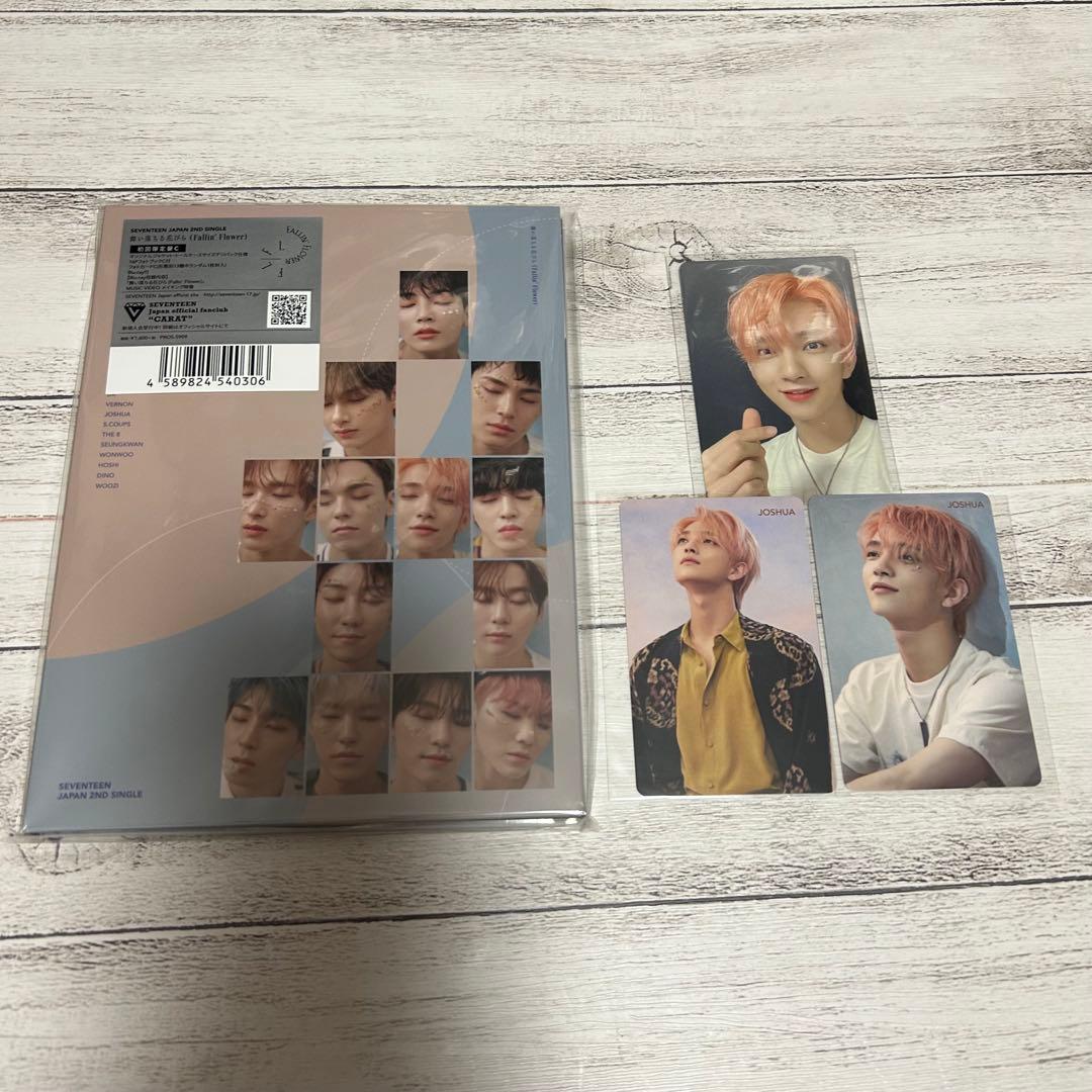 

[USED] Seventeen Falling Petals Album Joshua with Trading Card