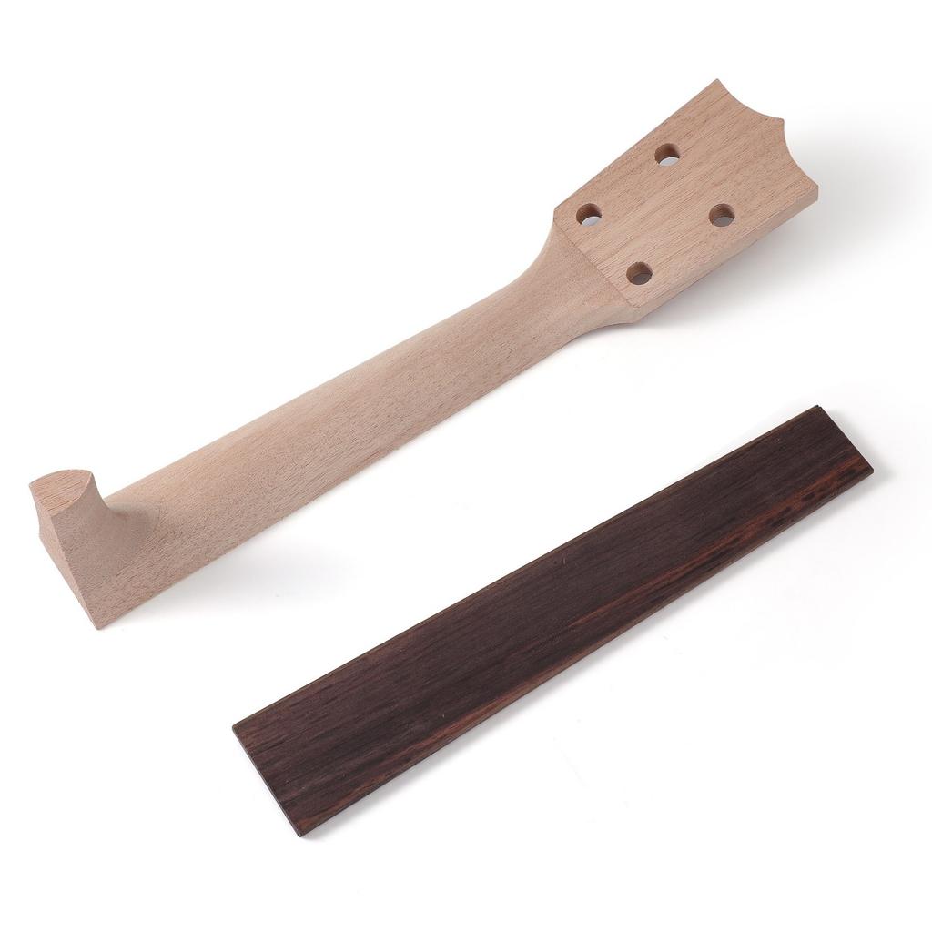 1 Sada krku s hmatníkom pre ukulele Hudobné nástroje Potreby Krk s hmatníkom pre ukulele Drevený hmatník a krk pre ukulele