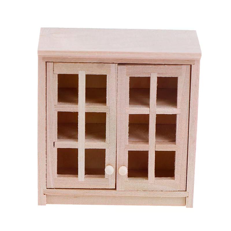 1/12 Scale Dollhouse Miniatures Wall Hanging Lockers Cabinet Model Accessories For Kids Creative Play