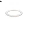 2Pcs Silicone Sealing Ring Spacer Flexible Washer Gasket Ring Replacement for Moka Pot Espresso Coffee Makers