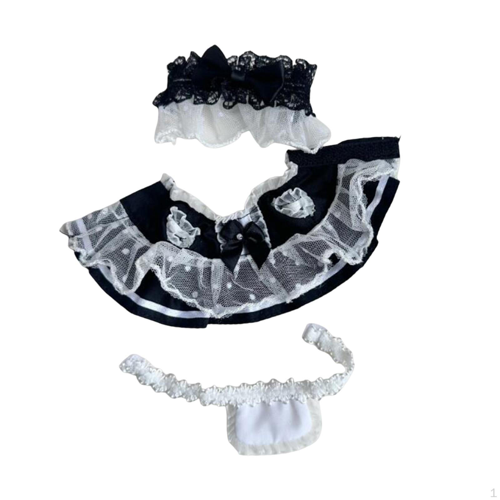 

Doll Maid Ensemble for Petite Dolls чорний