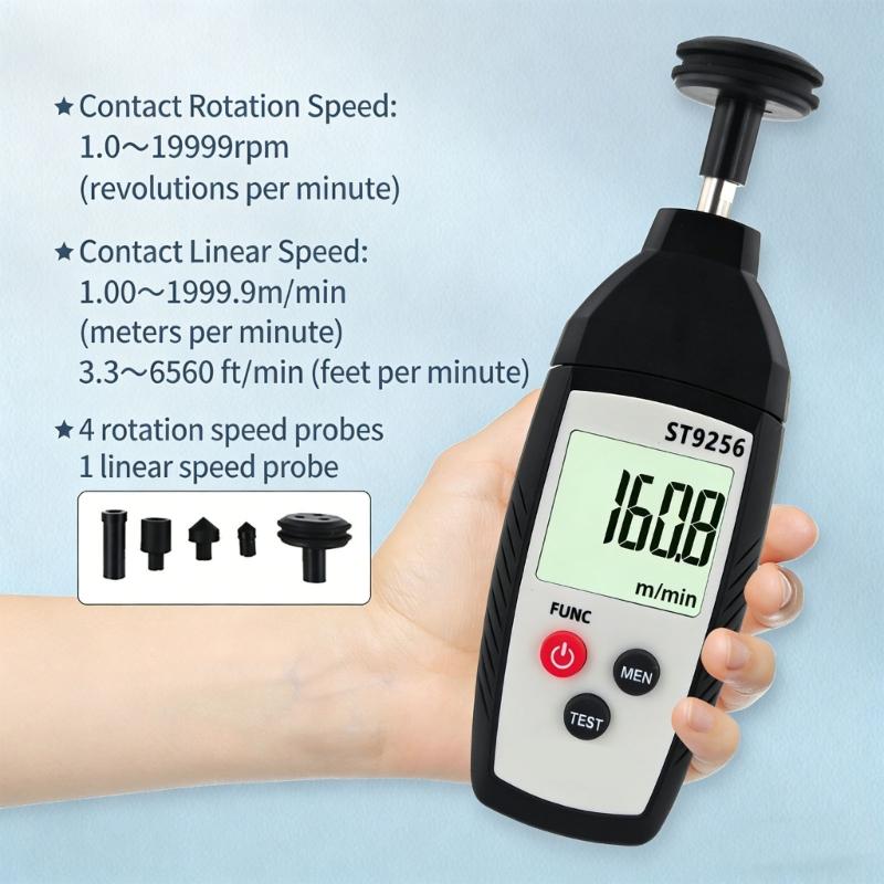 Professional 3 Feature Tachometer For speed Assessment Including Display Screen And Auto Shutdown