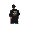 Vans Solid Color Letter Print Loose Fit Crew Neck Short Sleeve T-Shirt Men Tops Black VN000BYXBLK