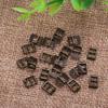 20pcs 4mm  Mini Ultra-small Tri-glide Buckle Diy Dolls Buckles Belt Buttons  Bags Accessories
