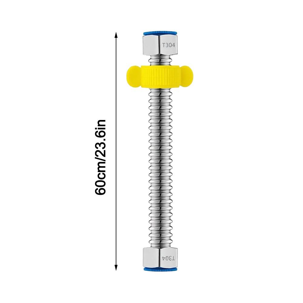 Corrugated Plumbing Hose with Wrench Faucet Connector Hose Water Purification System