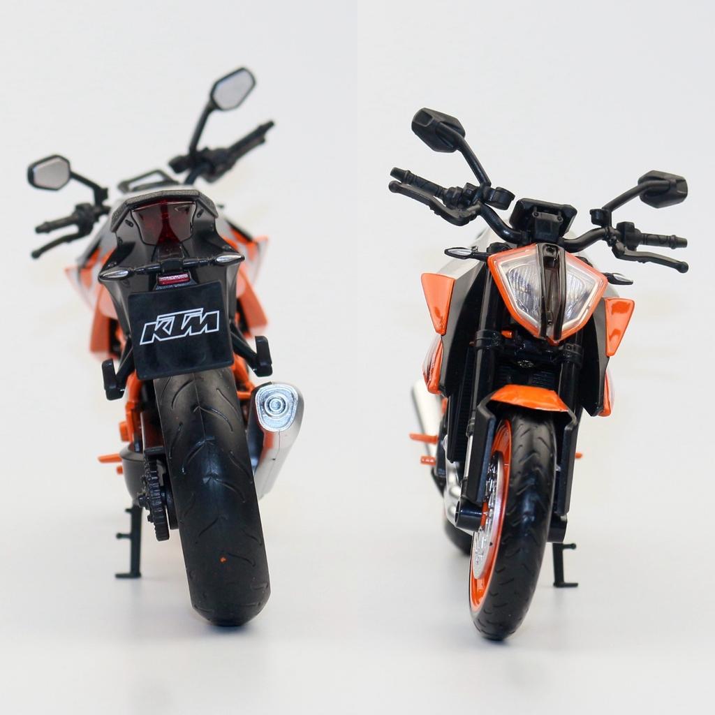 Motocicletă Jucărie KTM 1290 Super Duke R 2022 la Scară 1/12 Model Turnat sub Presiune CCA 1:12 Sport Racing Colecție Miniatură Cadou pentru Copil Copii