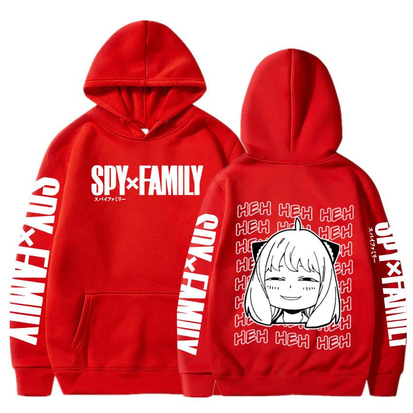 Funny Anime Spy X Family Anya Forger Kawaii Graphic Print Hooded Men Women Aesthetic Trendy Hoodies Sweatshirt Harajuku Pullover