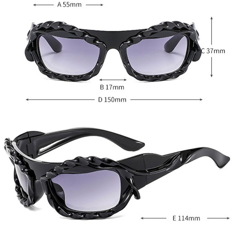 Y2K Sunglasses Women Fashion UV400 Protection Future Tech Sun Glasses Men Outdoor Eyewear Oculos De Sol