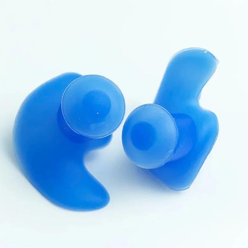 Swimming Nose Clip&Earplugs Silicone Waterproof Soft Ear Plugs Swimmer Accessories Water Surf Showering Bathing Accessory