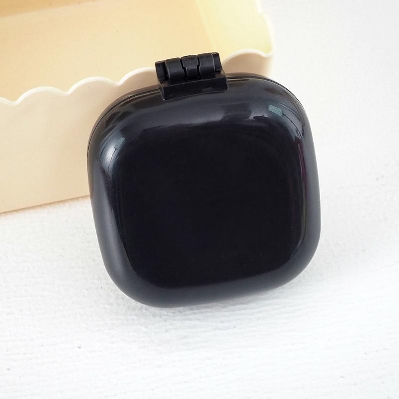 

Candy Colored Air Cushion Comb Portable Travel Massage Folding Mirror Women s Cute Small Hair Brush Styling Tool чорний