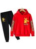 Unisex Anime Pikachu Hoodie Set for Kids - New Style