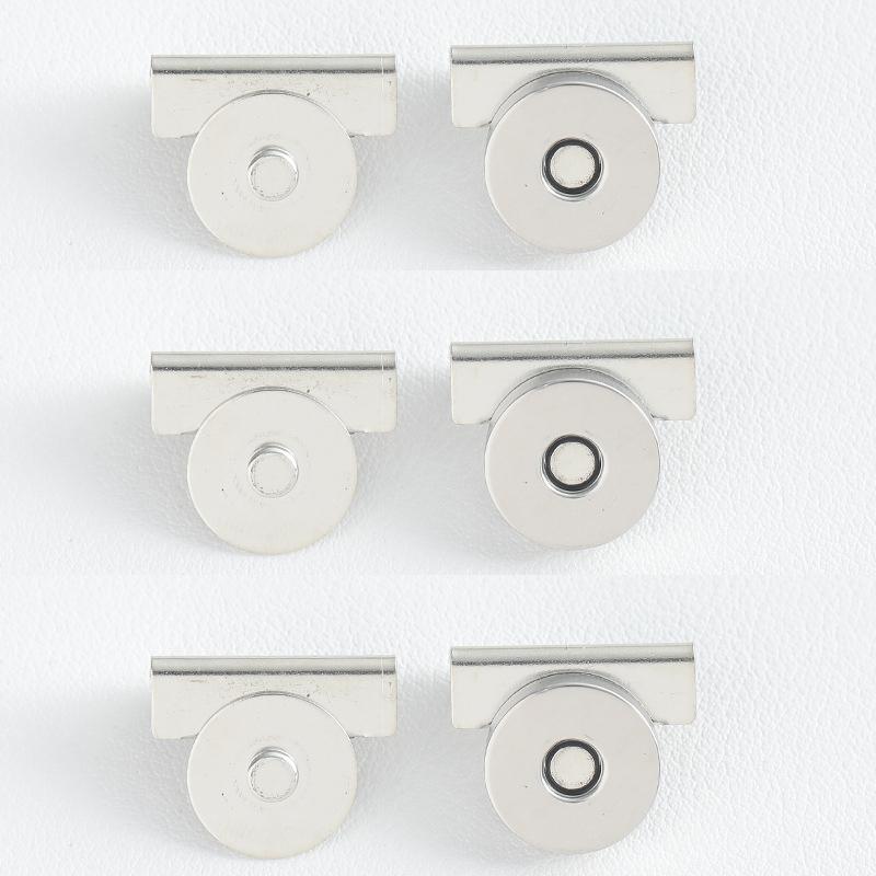 

3 pairs bag snap accessories magnetic buckle, bag snap hidden button seam-free button snap Bag buttons Bag Accessories
