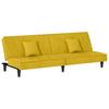 Yellow Velvet Sofa Bed