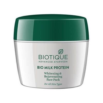 Mascarilla facial de proteína de leche: blanqueo (175 gramos), Paquete facial blanqueador y rejuvenecedor de proteína de leche Bio,