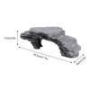Artificial Reptile Hiding Cave Decoration Shelter Hide Rest Cave for Aquarium Lizard Snake Turtle Hide Rest Cave Tortoise House