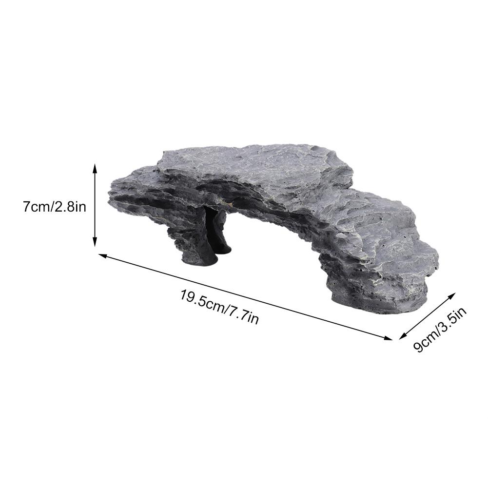 Artificial Reptile Hiding Cave Decoration Shelter Hide Rest Cave for Aquarium Lizard Snake Turtle Hide Rest Cave Tortoise House