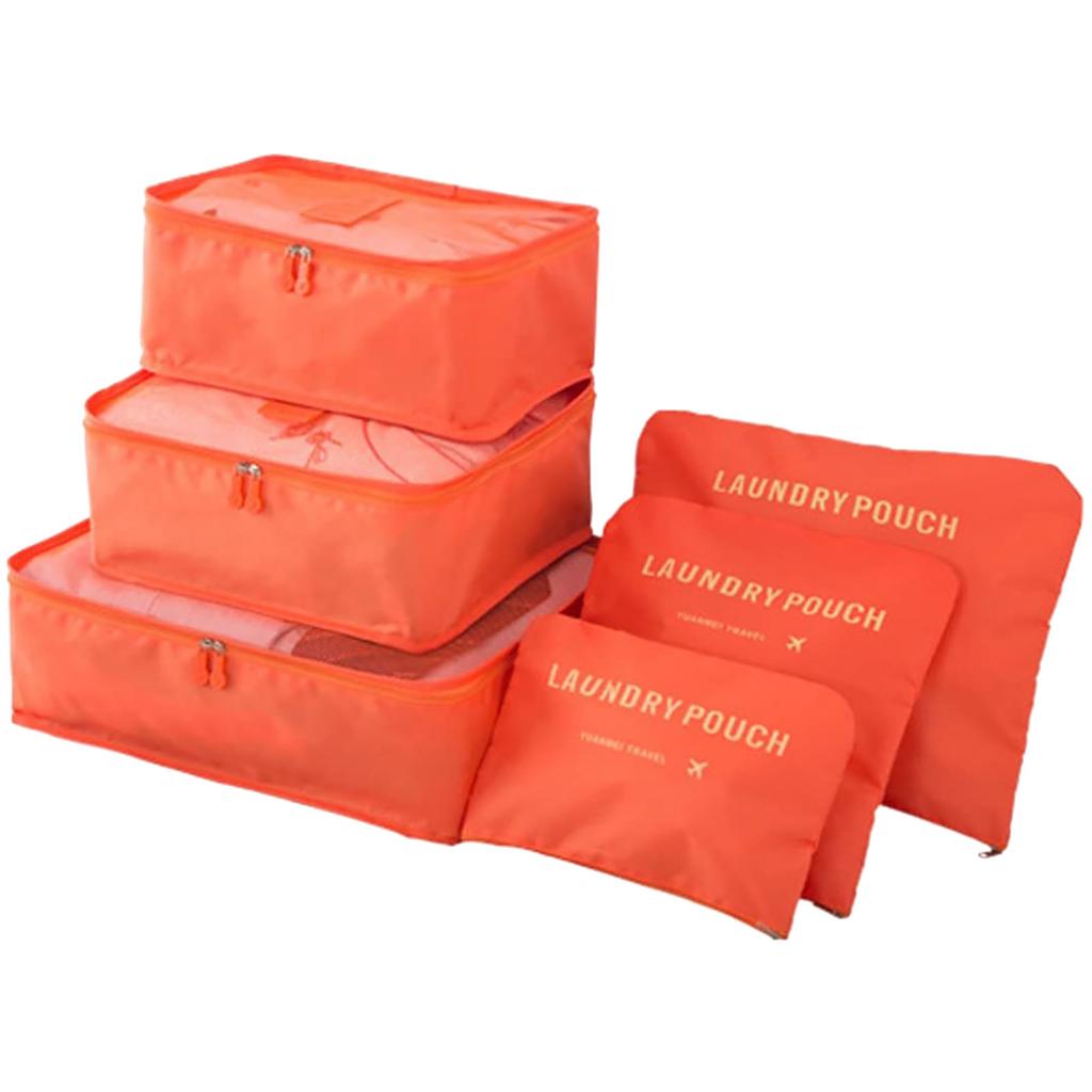 Suitcase Organiser Travel Clothes Bags, Pack Of 6 Storage Bag
