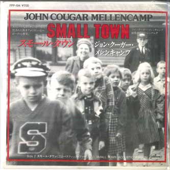 

7inch Record JOHN COUGAR MELLENCAMP Small Town Small Town Acoustic V 7PP194PROMO MERCURY 1985 Japan Rock Used