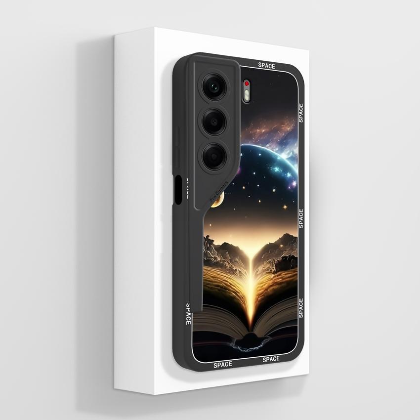 For Tecno Camon 40 30 20 Pro Premier Phone Case Beautiful Planet Pattern Soft Liquid Silicone High Quality Anti Slip Protective Shell For Tecno Casing