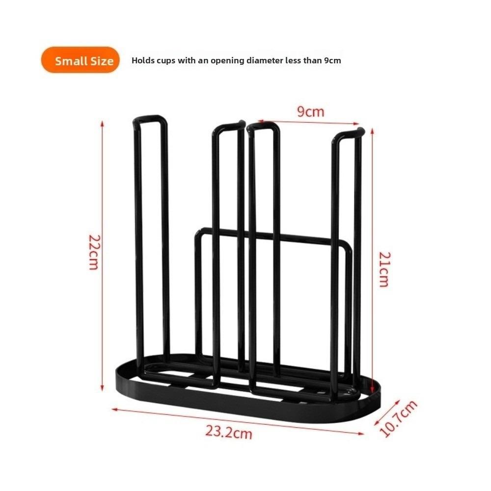 Wall Mounted Storage Rack Metal Cup Dispenser Creative Disposable Cup Holder