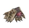 LONTG Wolf Gloves with Claws, Scary Werewolf Gloves, Wolf Cosplay, Animal Costume, Halloween Costume, Disguise, Transformation, Costume Accessory for