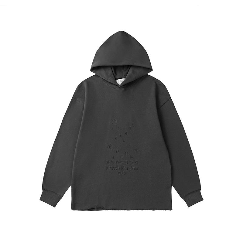 "Couple Hoodie with Embroidered Letters & Numbers for Men & Women - Autumn/Winter Sweater"