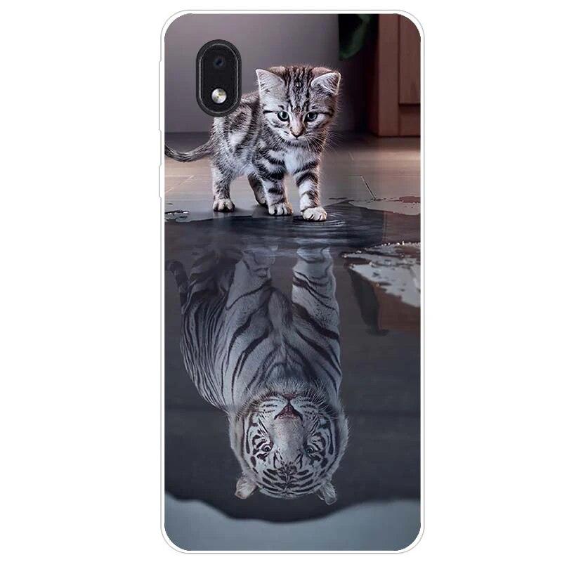 For Samsung Galaxy M01 A01 Case For Samsung Galaxy M01 Core Soft Case Cover M 01 A01 Core Fashion Protect Black Silicone Cover