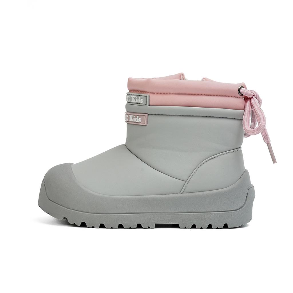 XSHX Paris Bauhaus | Boys and Girls Winter Waterproof Ski Snow Boots Full Rubber Non-slip Outsole Thickened Long Hair